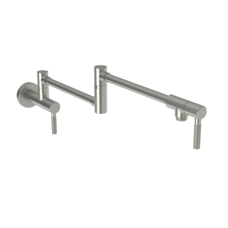 Muncy Wall Mount Pot Filler, Satin Nickel (PVD)