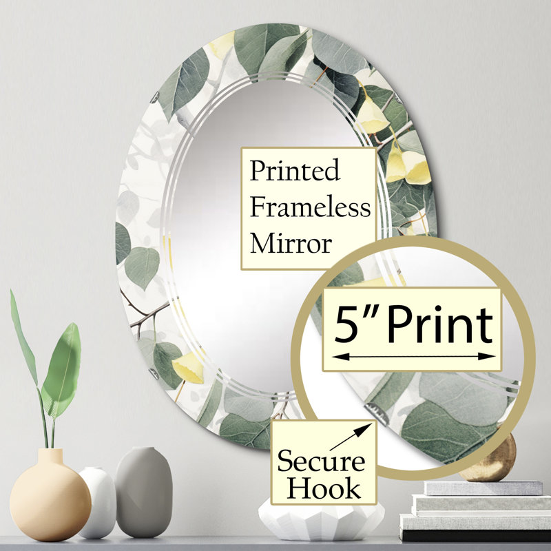 Miroir mural Sepe, 30 po x 20 po