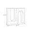 Luxury-lite acrylic minimalist console table-229380993