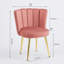 Chaises de salle à manger modernes rembourrées avec pieds métalliques et dossiers confortables (lot de 2)-1063107751
