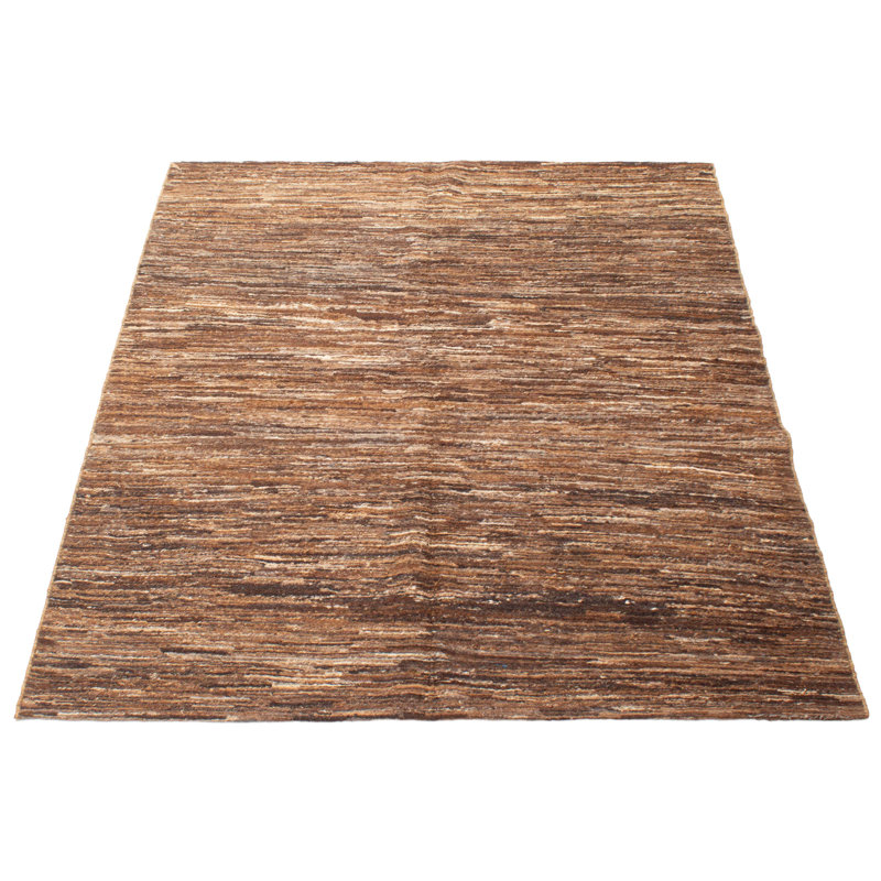 Natural Brown Tapestry Kilim 5'5" x 7'2"