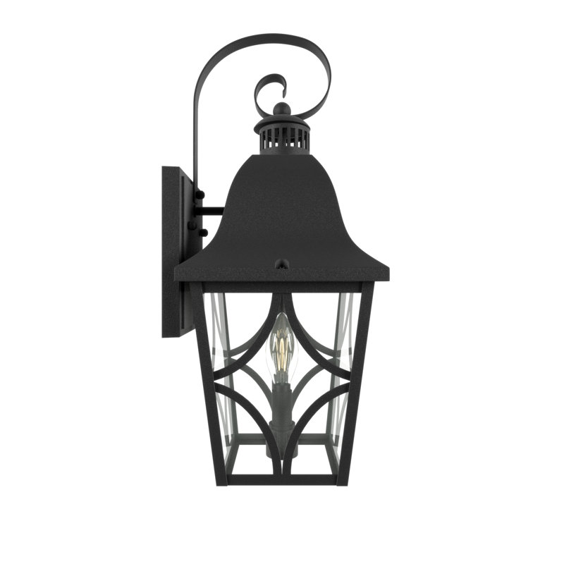 Hayes Outdoor Metal Wall Lights with Clear Glass