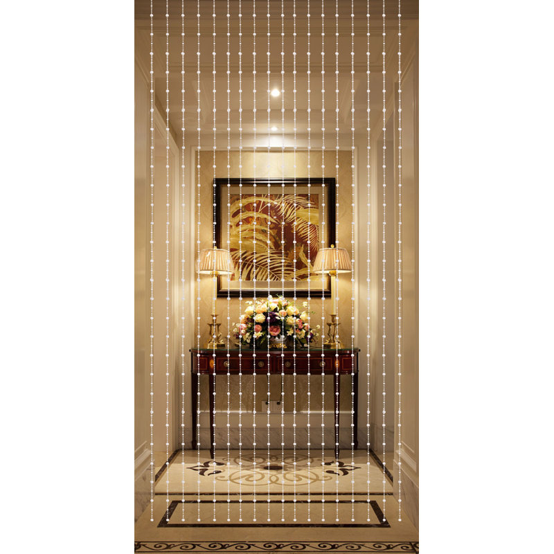 Rideau synthétique Brittanae, Blanc, L 31,5 po x L 72 po