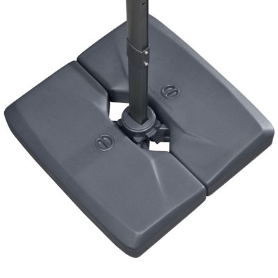 9.48kg Plastic Free Standing Umbrella Base