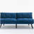 Navy Blue Convertible Folding Modern sofa Bed-1065516266