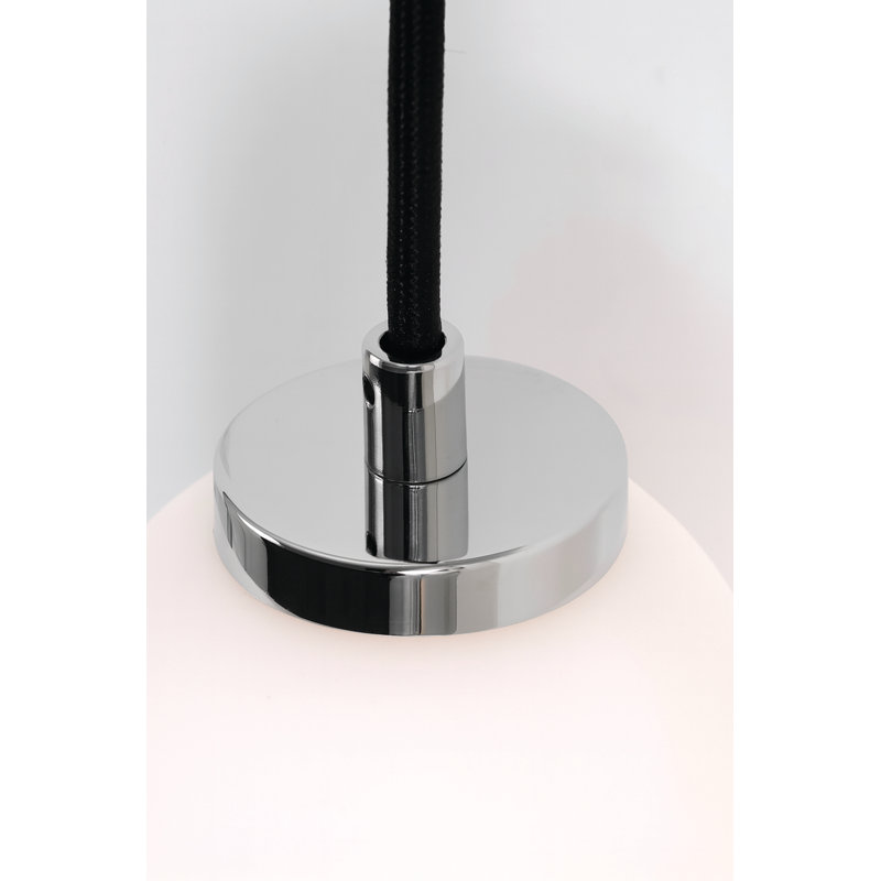 Luminaire suspendu DEL 7 po Domalapalli - Chrome poli, Chrome poli