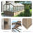 Oversized Wooden Polycarbonate Greenhouse-110888484