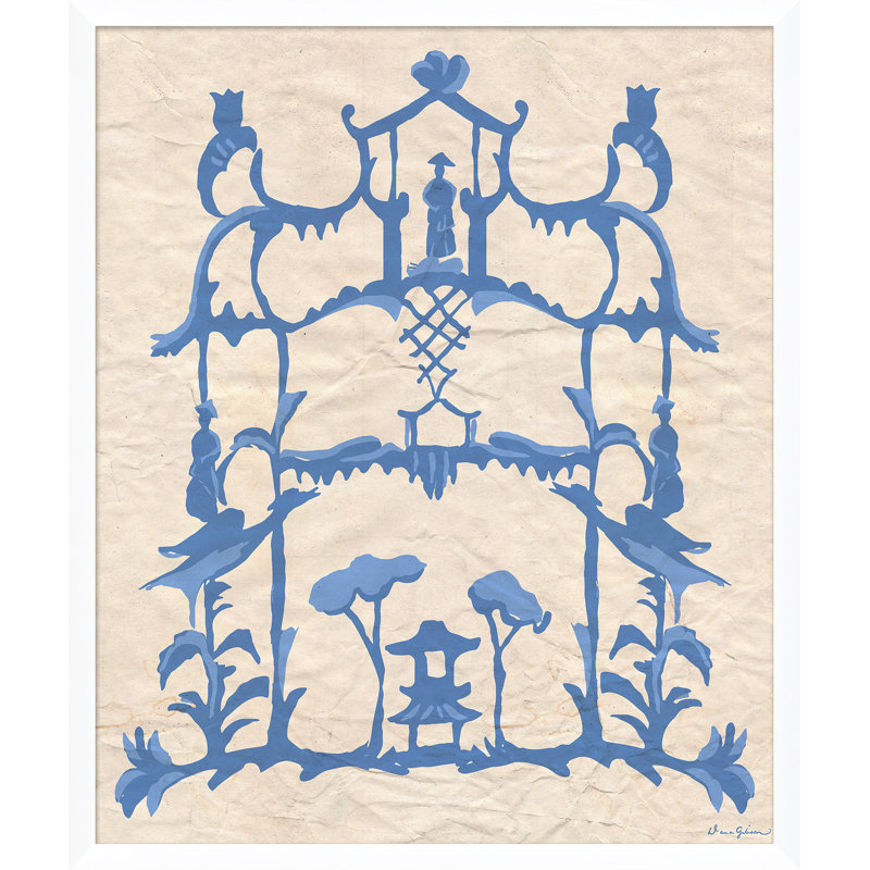 «Folly in Blue» par Dana Gibson, reproduction d'art sur papier
