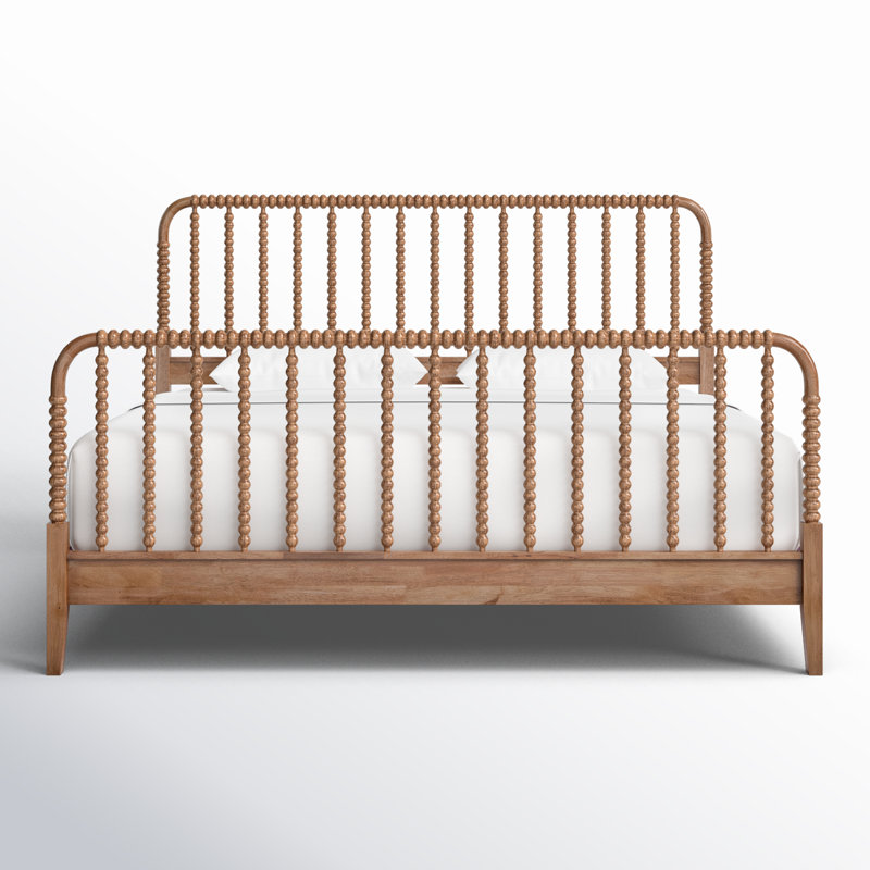 Lind Island Spindle Bed, King, Frost White