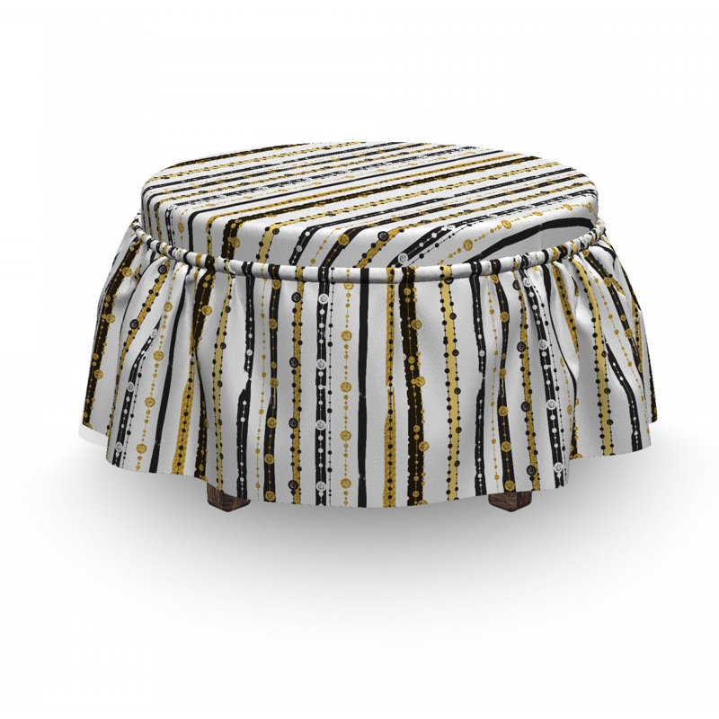 Box Cushion Ottoman Slipcover