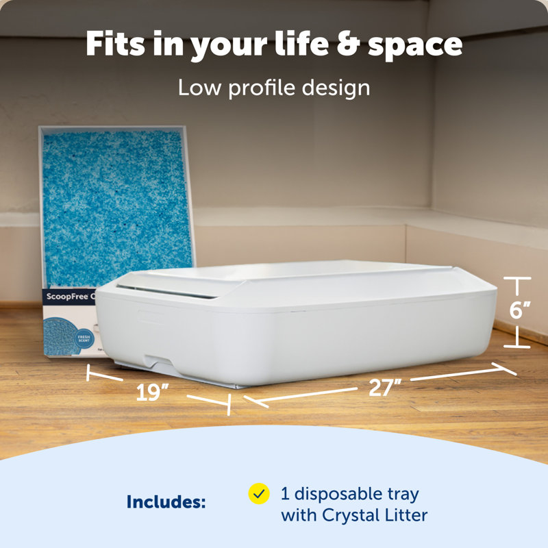 Petsafe® Scoopfree® Crystal Plus Self-cleaning Litter Box