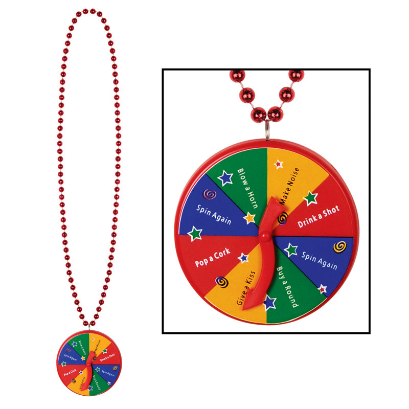 Beads with New Year Spinner Medallion