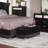 Black Tufted Trunk With Nailhead Trim