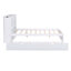 Lit plateforme double avec rangement