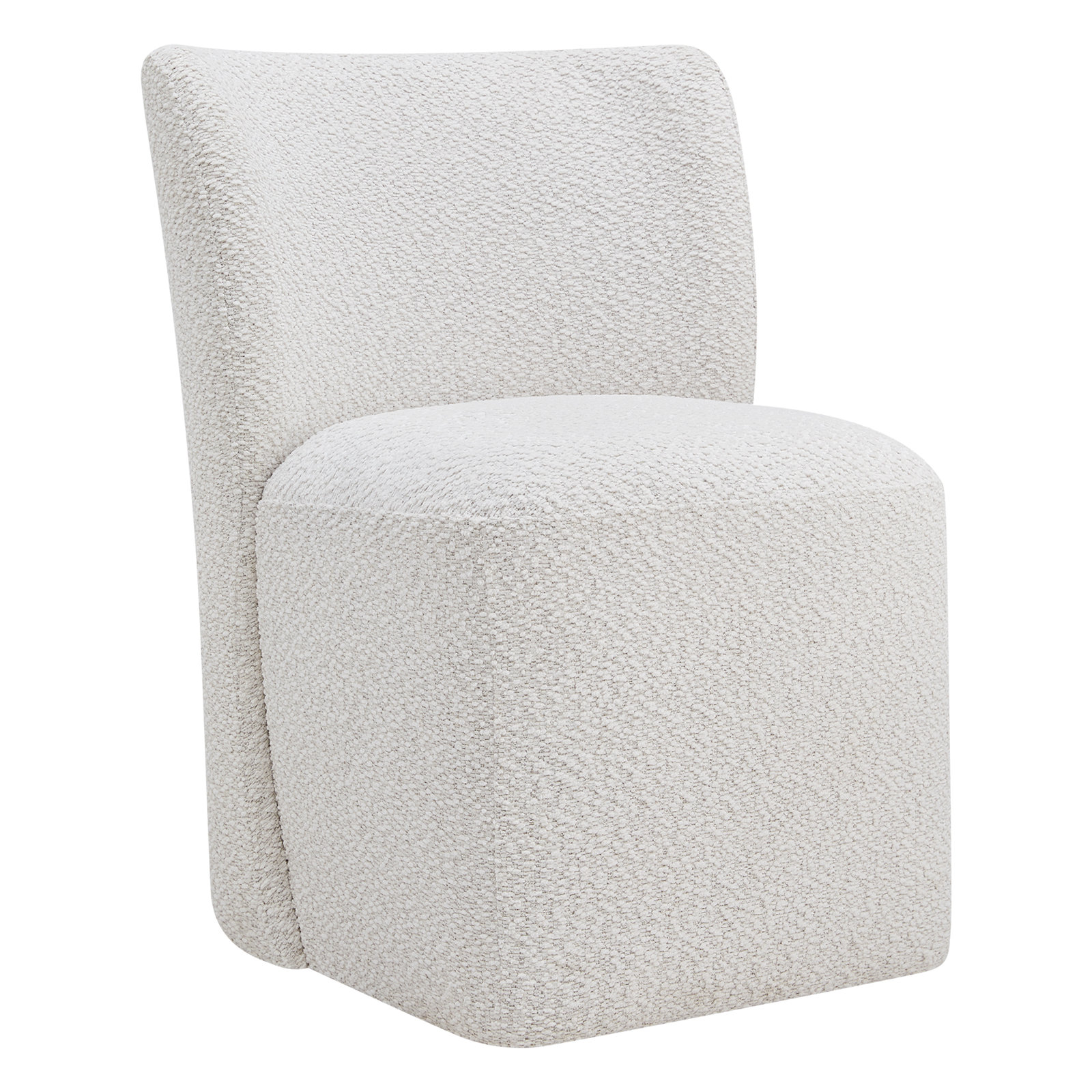 Madie Upholstered Dining Chair, Snow