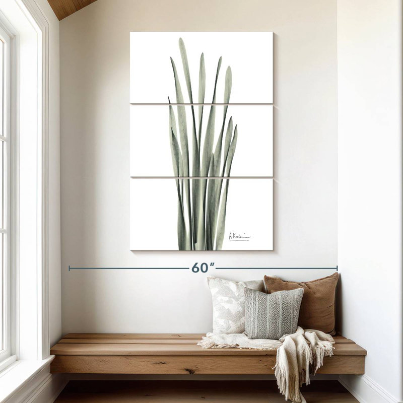 Harnek Hyacinth Leaf, 50" H x 32" W