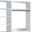 Vedz Walk In Closet W 2 tiroirs, 6 tablettes, 2 tringles de suspension, bois-114490555