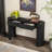 Entryway Table with Fluted Design-1858859637