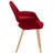 Winthrop Dining Armchair - Upholstered Fabric Seat with Wooden Legs - Modern Farmhouse Kitchen & Dining Room Chair-190134181-140348331