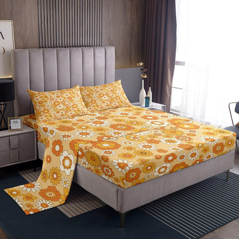 Retro Floral Pattern Bed Sets
