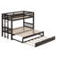 Lit superposé coulissant avec lit gigogne-317830558