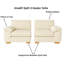 3 Seater Corduroy Sofa-187285378