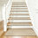 Ensemble de tapis d'escalier à motif de losanges à motif de losanges (14 pièces) avec tapis d'atterrissage (1 pièce)
