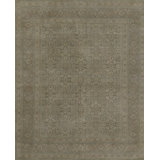 Wool Oriental Area Rug in Gray