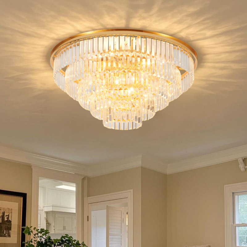 Luminaire suspendu contemporain en cristal K9