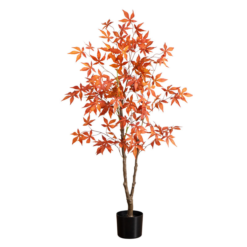 4Ft. Autumn Japanese Maple Artificial Fall Tree