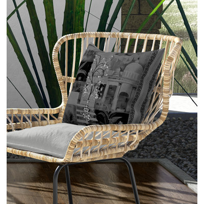 Outdoor Reversible Throw Pillow