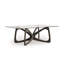 Butterfly Dining Glass Top Table-1989342870-1989945462