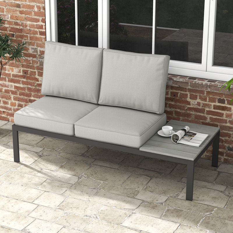 Garden Seat/Back Cushion, Grey