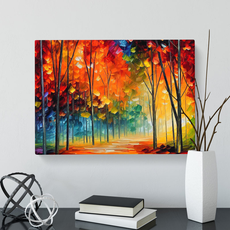 Pretty Forest Vol.7 Abstract - Wrapped Canvas, 35cm H x 50cm W x 3cm D