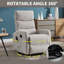Fauteuil inclinable manuel en chenille avec fauteuil à bascule et pivotant Chenille-1903998342