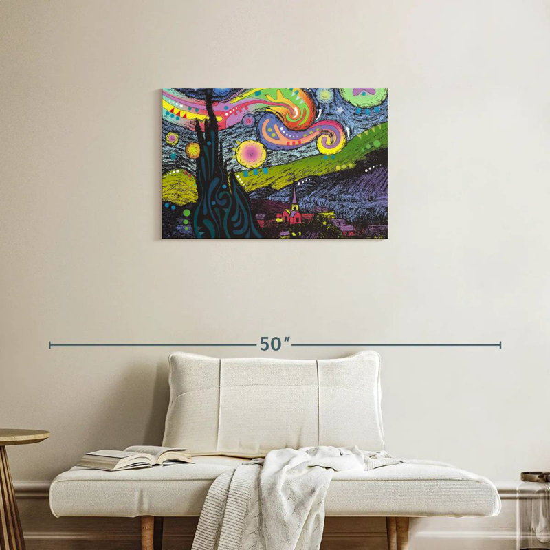 Alvord Starry Night II, H 20 po x l 30 po