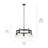 Eastmont 5 - Light Lantern Classic / Traditional Chandelier-190575168