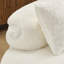 Blanc à 4 places incurvées avec la peau, idéal pour se détendre dans le salon, conception modulaire et coussins, sièges, tailles précises, espace créatif-23341079
