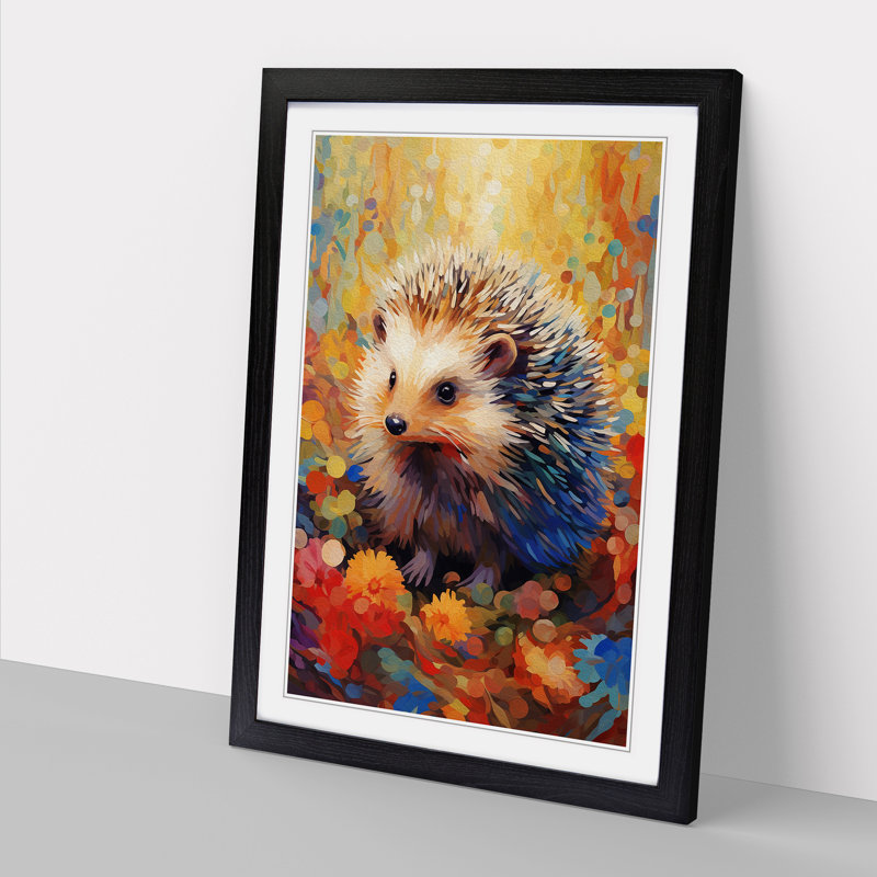 Hedgehog Abstract No.3 - Framed Print