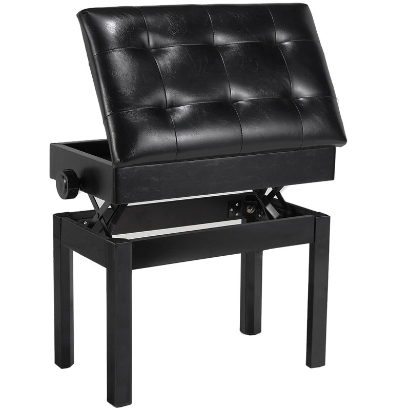 Leather Upholstered Bench, White