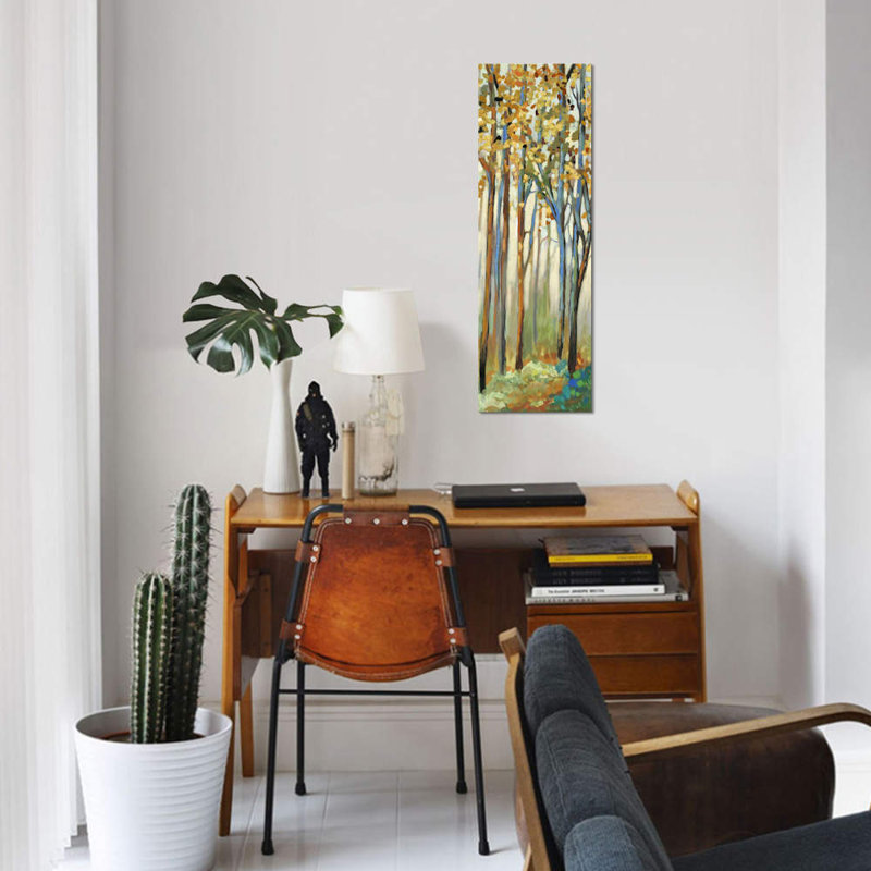 «Debout grand II» par Allison Pearce - reproduction sur toile tendue sur châssis tendue, H 48 po x l 16 po x P 1,5 po