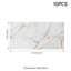10Pcs Self-Adhesive Marble Pattern Wall Tile Stickers-45245914-45245916