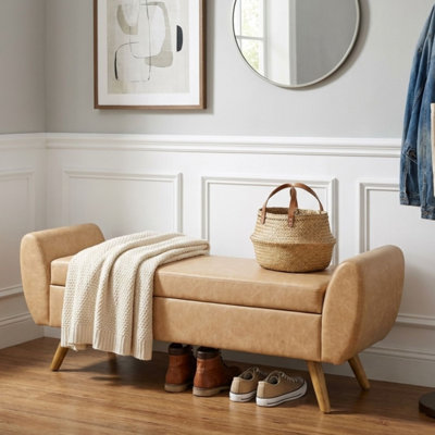 Amsi Upholstered Storage Bench