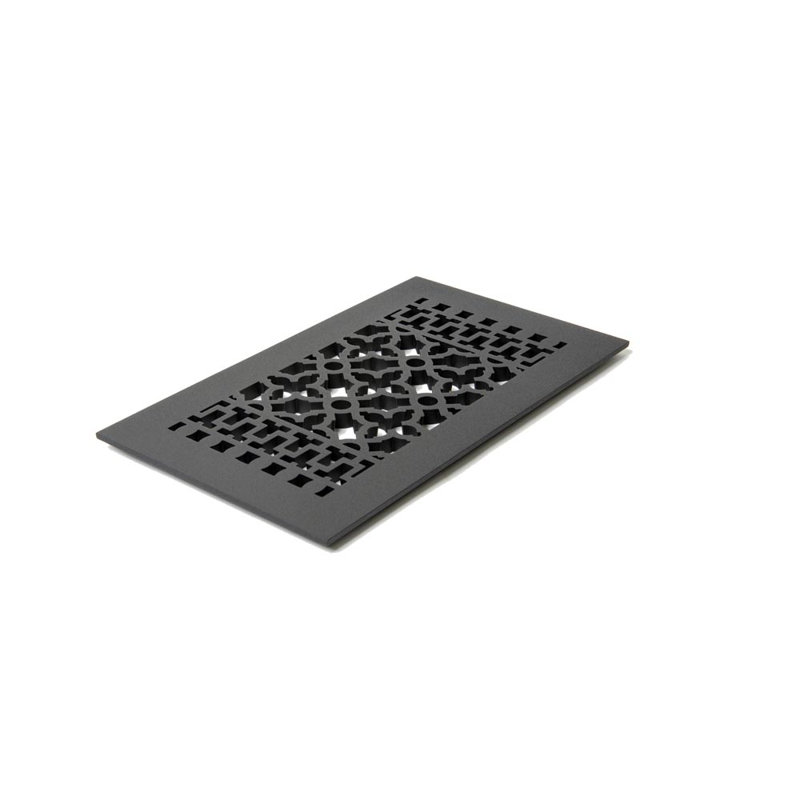 Grille en aluminium Regrol, 6 po x 12 po, Noir