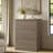 Modern Fluted 3-Drawer Dresser With Pop - Up Design-279676786