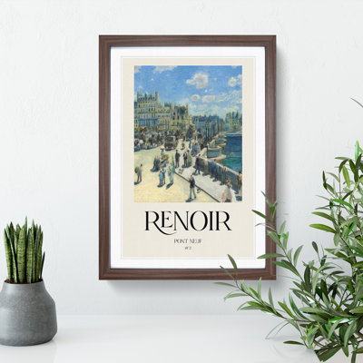Pont Neuf in Paris Print by Pierre-Auguste Renoir - Picture Frame Painting