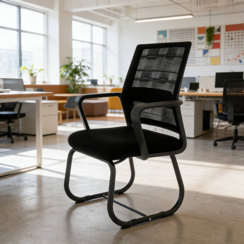 La chaise de bureau ergonomique et confortable rehausse le charme de l'espace de travail idéal pour les longues heures et l'efficacité des tâches