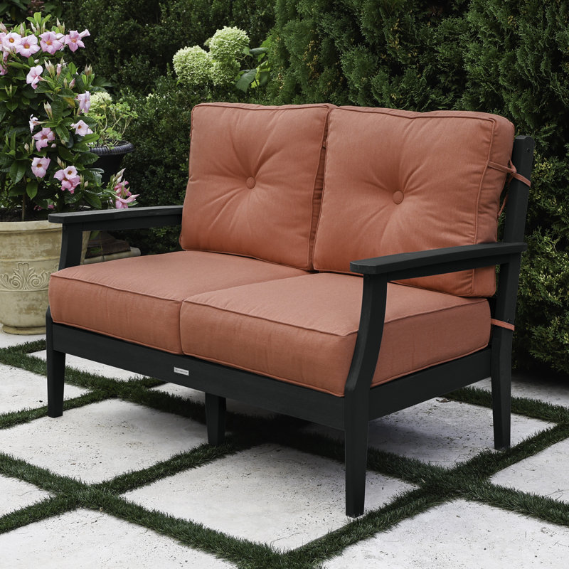 Lehigh Deep Seating Loveseat, Canvas Persimmon 