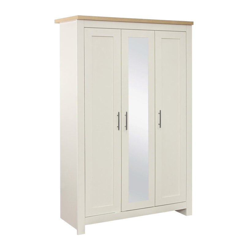 Portico 3 Door Wardrobe, Beige