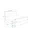 Battershell Solid Wood Bed with Mattress-172732758